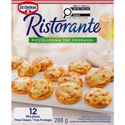 Dr. Oetker Ristorante Mini-pizzas trois fromages, paquet de 12 288 g, 2,08 $/100g