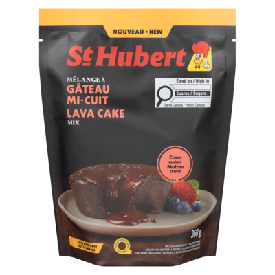 St Hubert Mélange à gâteau mi-cuit 360 g, 1,80 $/100g