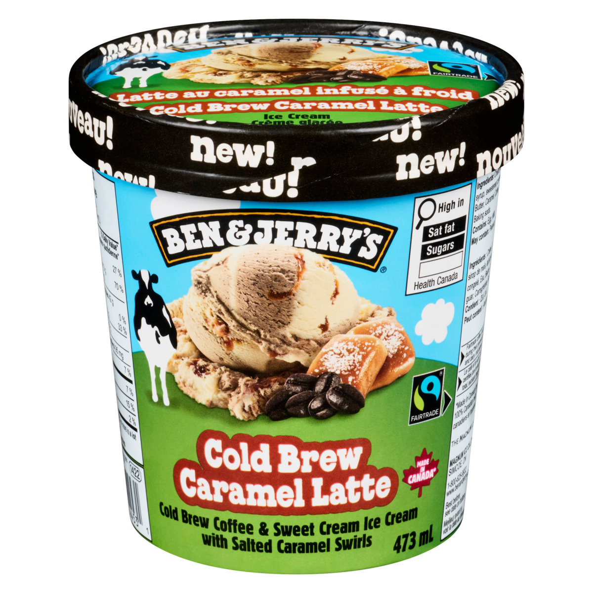 Ben & Jerry's Cold Brew Coffee & Sweet Cream Ice Cream