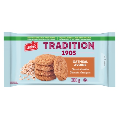 Leclerc Biscuits classiques avoine 300 g, 0,93 $/100g