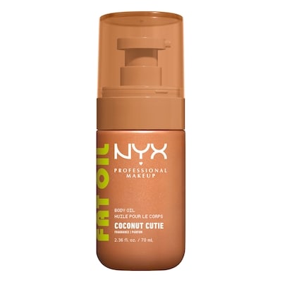Nyx Fat Oil Body Oil Coconut Cutie Gold Shimmer Oil Coconut Cutie - Gold shimmer shade, glowy finish 70 ml, $38.56/100ml
