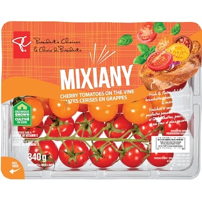 President's Choice Cherry Tomatoes Mixiany  340 g, $2.06/100g