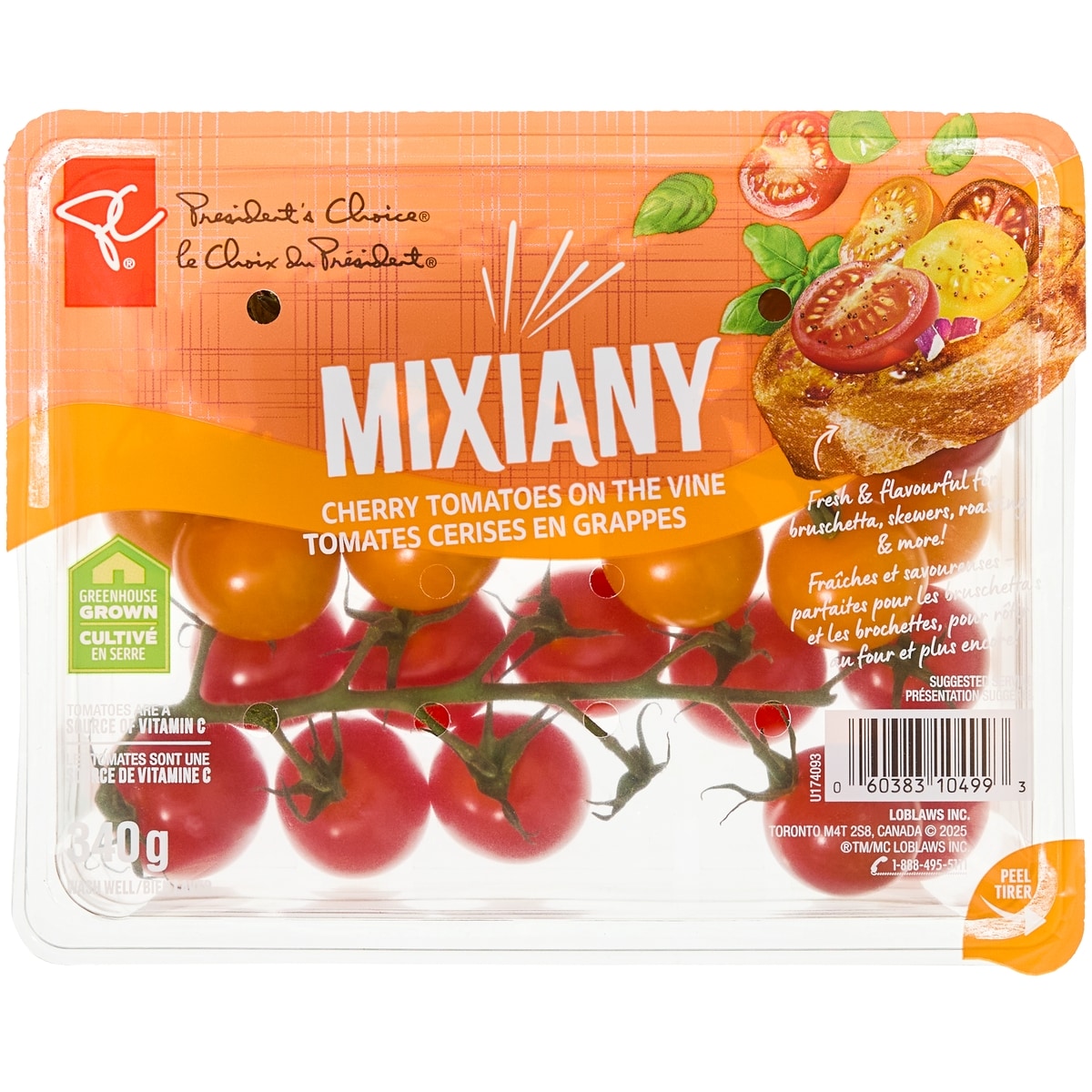 President's Choice Cherry Tomatoes Mixiany