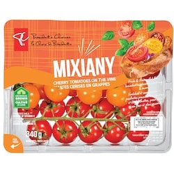 le Choix du Président Tomates cerises Mixiany  340 g, 2,06 $/100g