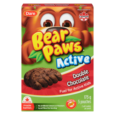Dare Soft Cookies Active Double Chocolate 175 g, $3.59/100g