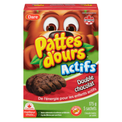 Dare Biscuits tendres actifs double chocolat 175 g, 1,43 $/100g