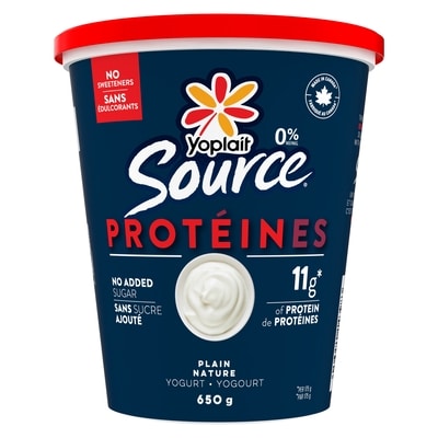 Yoplait Yogurt Plain 0% M.F. 650 g, $0.97/100g