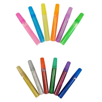 Merangue Glitter Glue Pens 12 ea, $0.13/1ea