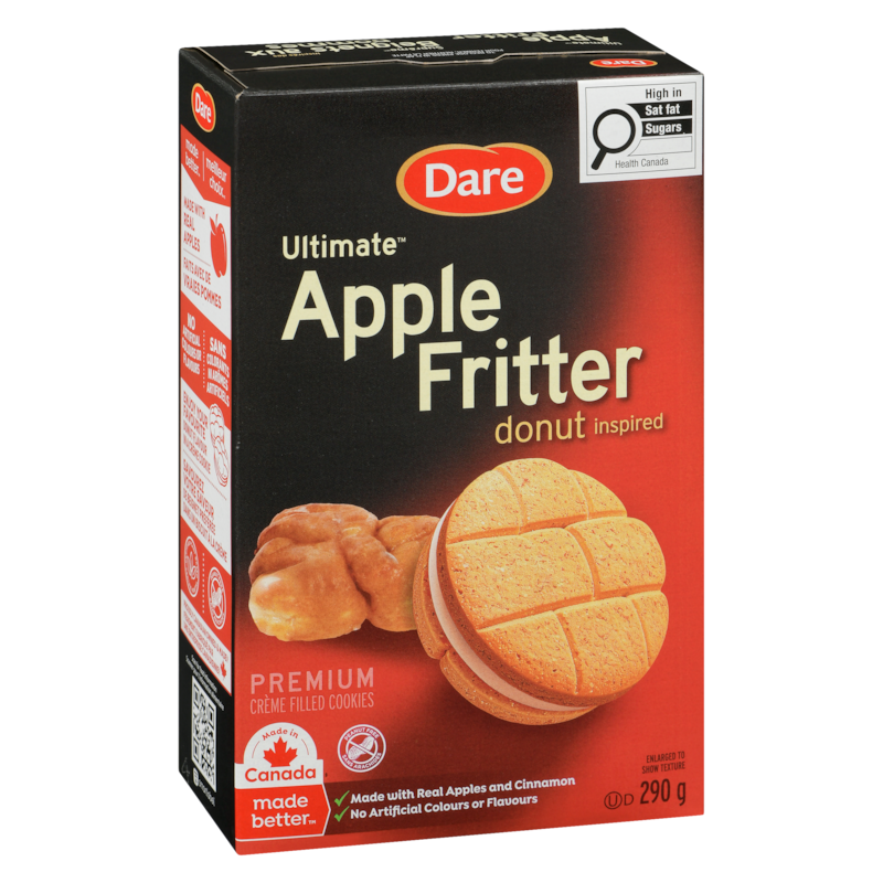 Premium Crème Filled Cookies Apple Fritter Donut Inspired