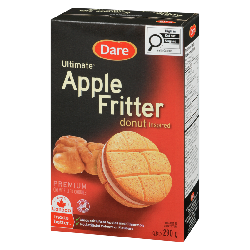 Premium Crème Filled Cookies Apple Fritter Donut Inspired