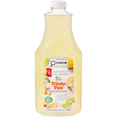 President's Choice Nimbu Pani Lemonade 1.36 l, $0.28/100ml