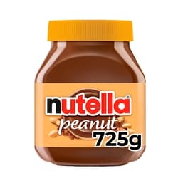 Nutella Tartinade aux arachides avec cacao, pâte à tartiner onctueuse et crémeuse aux arachides avec cacao 725 g, 1,17 $/100g
