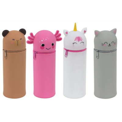 Merangue Silicone Animal Pouch (Axolotl, Cat, Capybara, Unicorn) 1 ea, $4.50/1ea