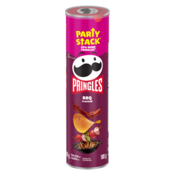Pringles Potato Chips Party Stack Bbq Flavour 188 g, $1.86/100g