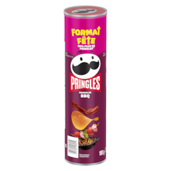 Pringles Croustilles format fête saveur de bbq 188 g, 1,86 $/100g