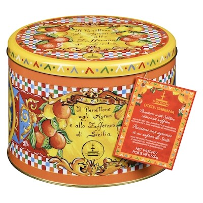 Fiasconaro Brioche de la viennoiserie traditionnelle italienne au four aux agrumes et safran de sicile 500 g, 12,00 $/100g