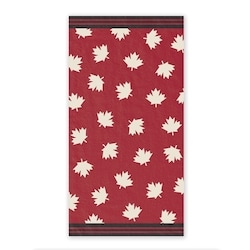  Serviette de Plage en Velours Jacquard Tissé: Feuilles d'Érable 1 ea, 20,00 $/1ch