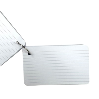 Livre de fiches blanches