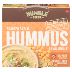 Humble Seedz Hummus Roasted Garlic 227 g, $2.11/100g