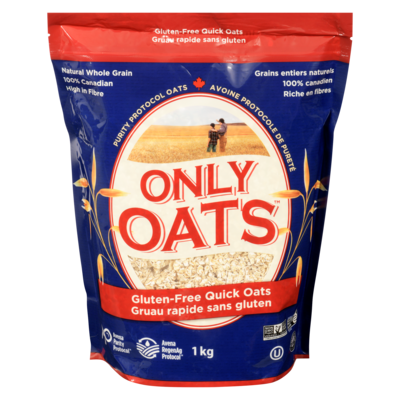 Only Oats Gluten-Free Quick Oats 1000 g, $1.20/100g