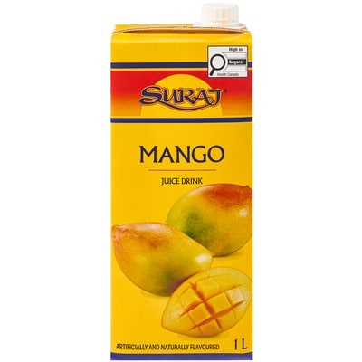 Suraj Juice Drink, Mango 1 l, $0.10/100ml