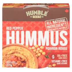Humble Seedz Hummus Red Pepper 227 g, $2.11/100g
