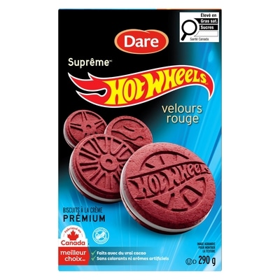 Dare Biscuits à la crème prémium velours rouge 290 g, 1,72 $/100g