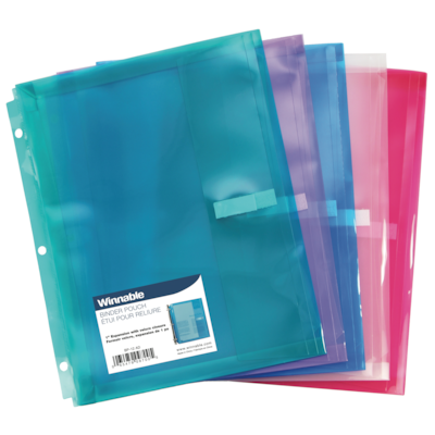 Merangue Poly Expandable Binder Pouch 1 ea, $2.50/1ea