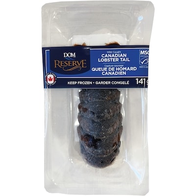 DOM MSC Certified Lobster Tail 141 g, $16.30/100g