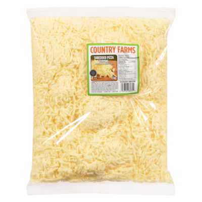 COUNTRY FARMS Shredded Pizza Topping 2 kg, $0.95/100g