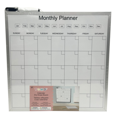 Tomo Calendar Dry Erase Board 1 ea, $9.00/1ea