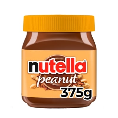 Nutella Tartinade aux arachides avec cacao, pâte à tartiner onctueuse et crémeuse aux arachides avec cacao pour les collations en après-midi et pour offrir en cadeau 375 g, 2,26 $/100g