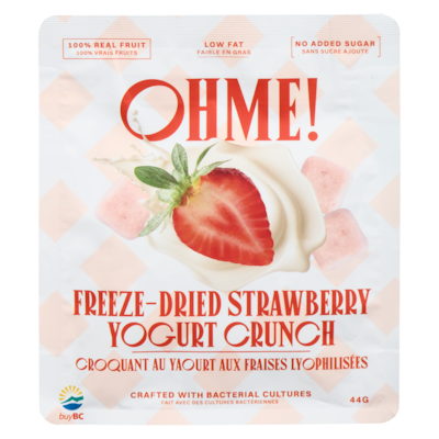 OHME! Freeze-Dried Strawberry Yogurt Crunch 44 g, $34.07/100g