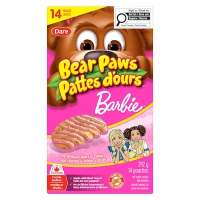 Bear Paws Barbie Cookies