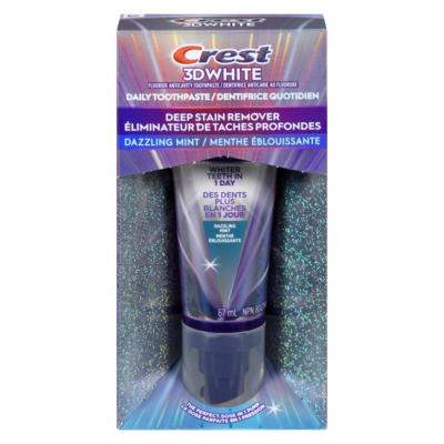 Crest Toothpaste 3dwhite Deep Stain Remover Dazzling Mint 67 ml, $20.88/100ml