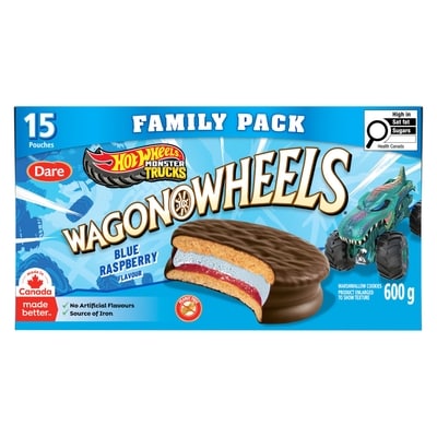 Dare Wagon Wheels Hot Wheels Cookies 600 g, $1.17/100g