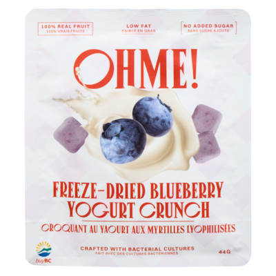 OHME! Freeze-Dried Blueberry Yogurt Crunch 44 g, $34.07/100g