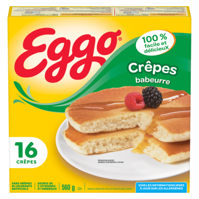 Kellogg’s Crêpes babeurre 560 g, 1,39 $/100g