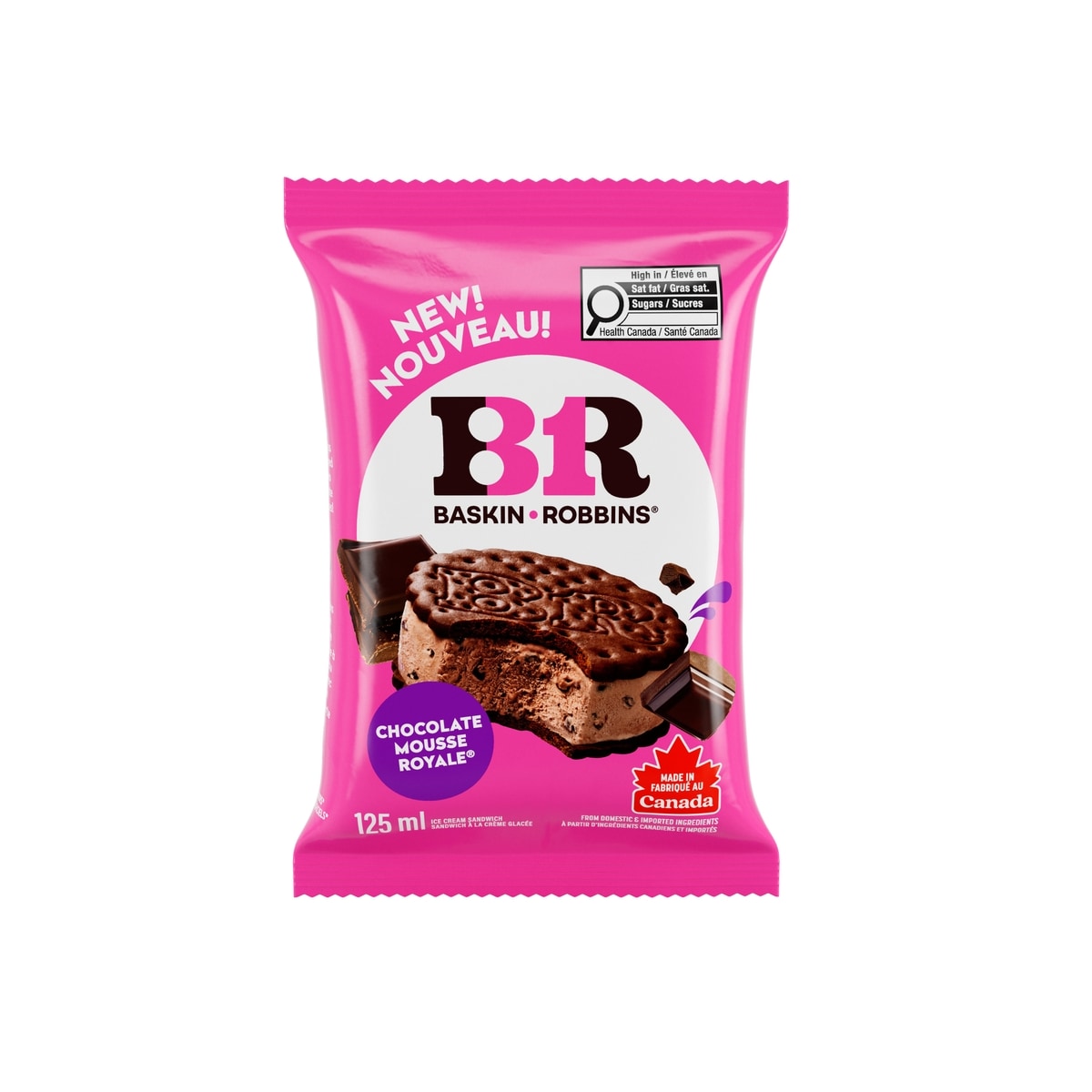 Baskin Robbins Chocolate Mousse Royale Ice Cream Sandwiches