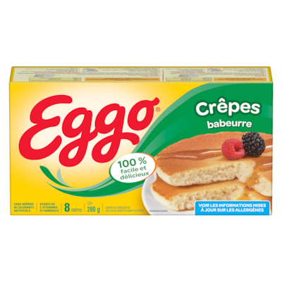 Kellogg’s Crêpes babeurre 280 g, 1,85 $/100g