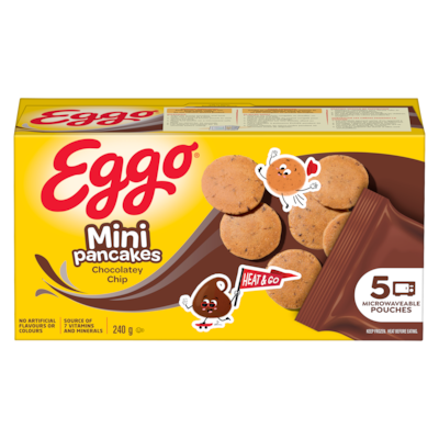 Kelloggs Eggo Mini Pancakes Chocolatey Chip 240 g, $3.33/100g