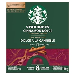 Starbucks Cinnamon Dolce for NESPRESSO VERTUO Coffee - 100 g