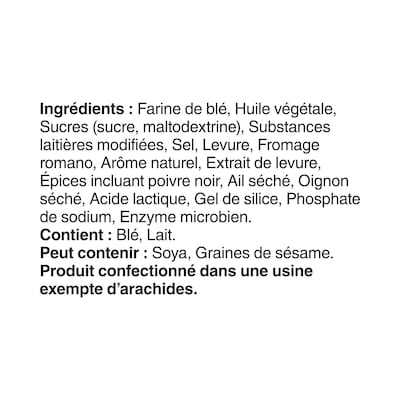 Boulangerie Grissol Bouchées de Baguettes Fromage romano et poivre noir