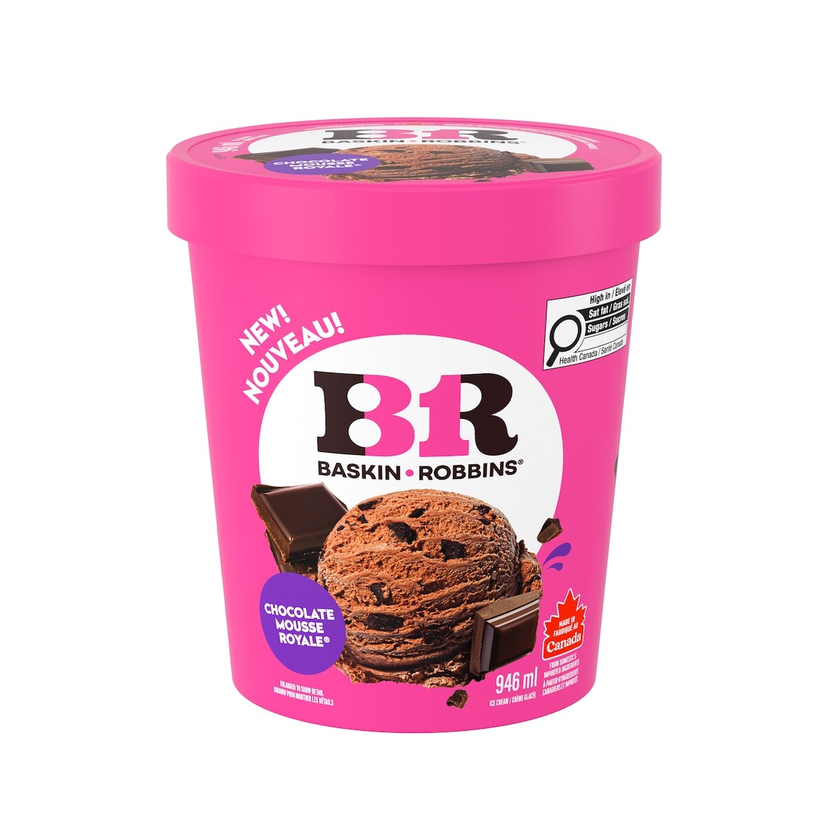 Baskin Robbins Chocolate Mousse Royale Ice Cream