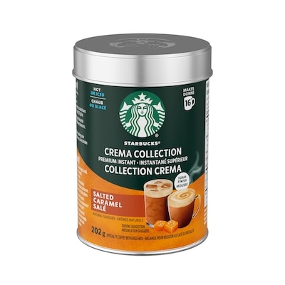 Starbucks Crema Collection Salted Caramel Premium Instant Coffee Mix 202 g, $7.42/100g