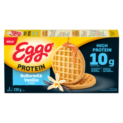 Kelloggs Waffles Buttermilk Vanilla Flavour 280 g, $2.85/100g