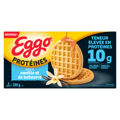 Gaufres saveur de vanille et de babeurre