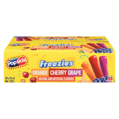 Popsicle Pops Orange Cherry Grape 2016 ml, $0.30/100ml