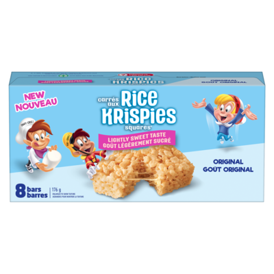 Kelloggs Rice Krispies Bars Original 176 g, $2.95/100g