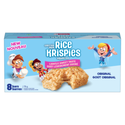 Kellogg’s Barres Rice Krispies goût original 176 g, 1,70 $/100g